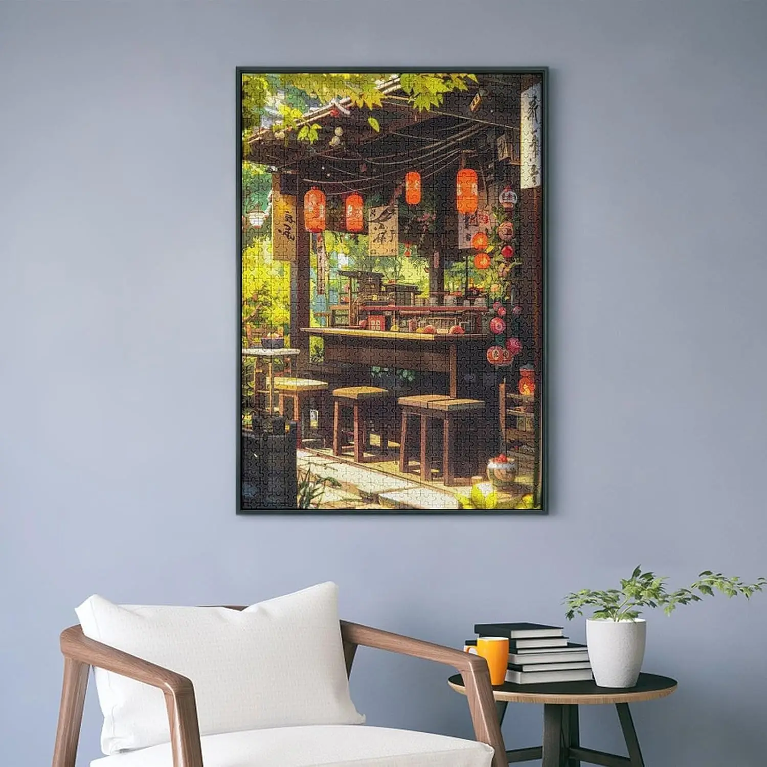 Japanese Style 300/500/1000 Pcs Wooden Jigsaw Puzzle for Gameroom Bedroom Livingroom Decor Difficulty Challenge Game