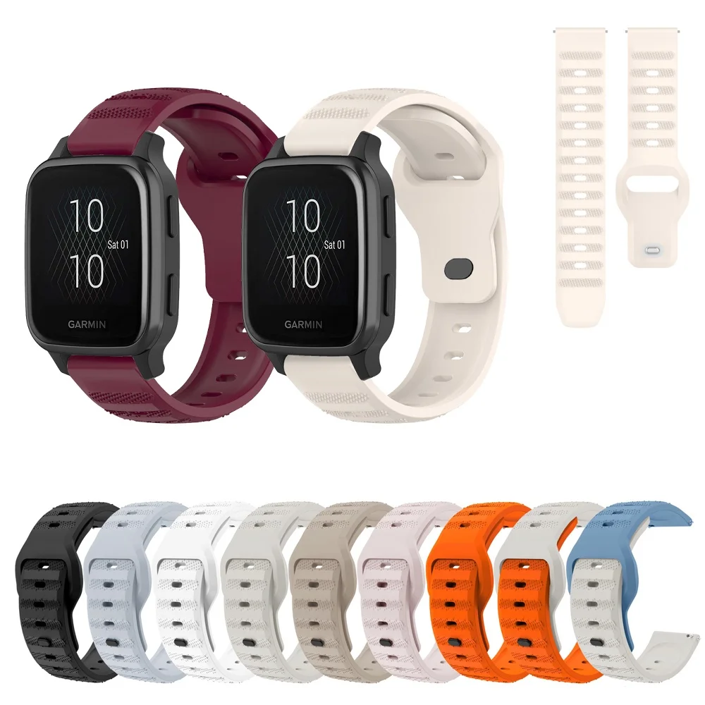 

20mm Silicone Strap For Garmin Venu Sq 2 /venu2 plus Wristband Sport Bracelet Watch Band