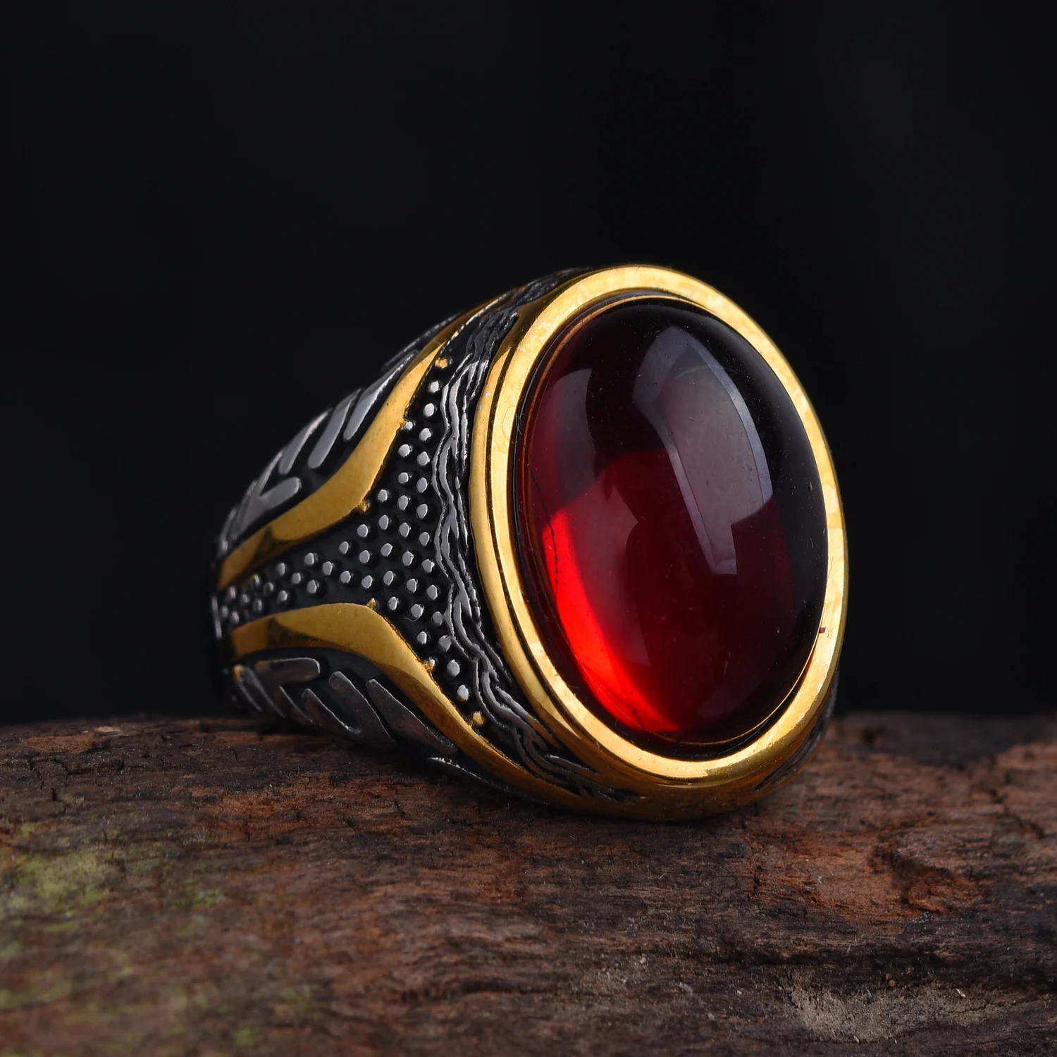 R3231Men\'s/Women Many Gem style colors 316LStainless Steel Rings Classic Fashion Trend Jewelry High Quality Products