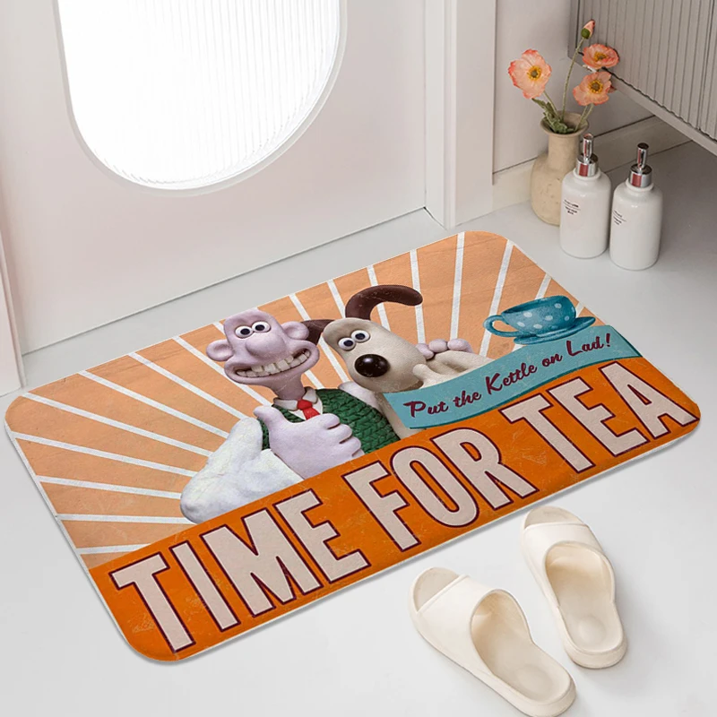 Rug for Bedroom A-Wallaces A-Gromits Funny Doormat Entrance Door Modern Home Decoration Living Room Floor Carpets Non Slip