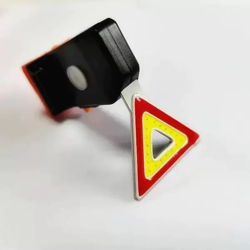 Bicycle Light Heart Taillight Night Riding USB Rechargeable High Brightness COB Warning Light Flashing Bright Cycling Accessory