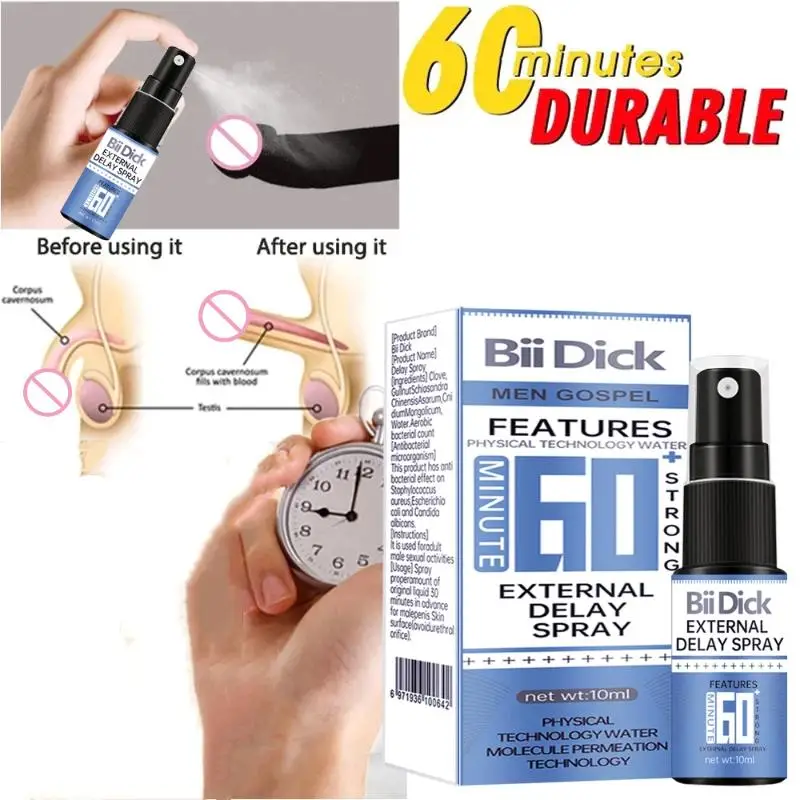 HOT！10ML Men Long-last Sex Delay Spray Man Male External Use Anti Premature Ejaculation Prolong Penis Enlargement Adult Products view 3