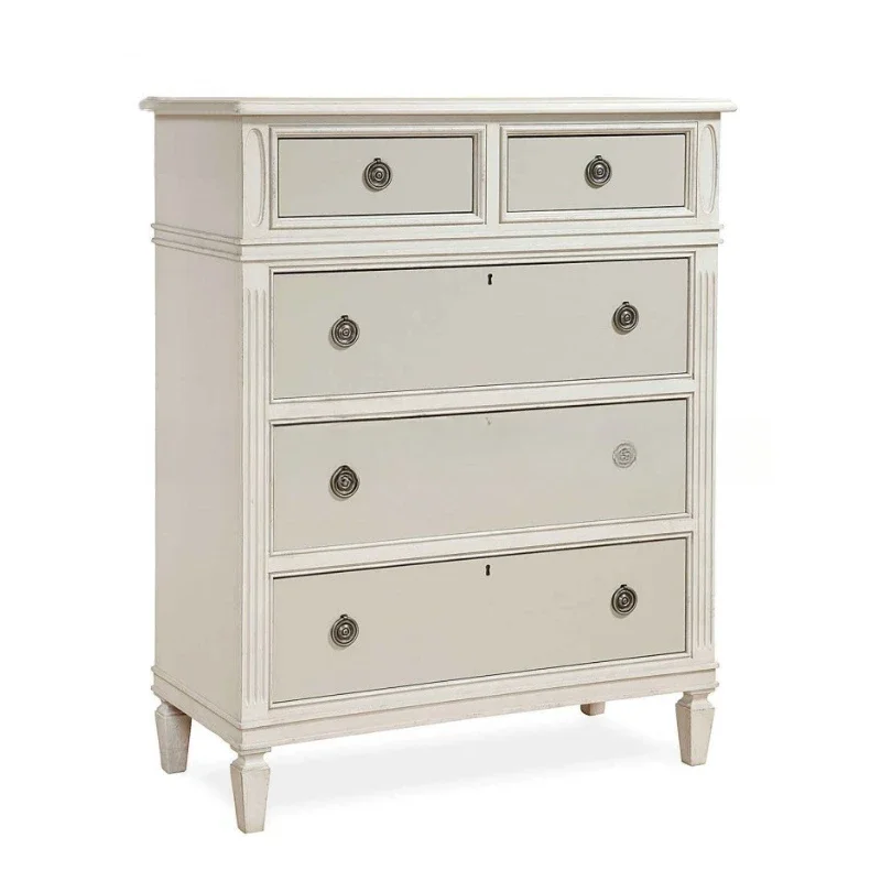 

American solid wood chest furniture retro oak multi-drawer locker 5 buckets 9 buckets bedside storage