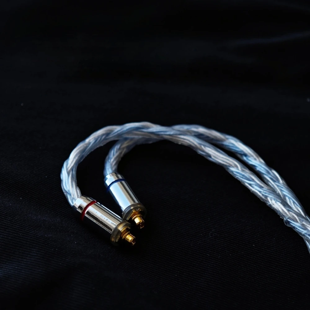 for FiiO FH3/FH9/FD15 32-Core OCC Silver Plated HiFi eraphone Upgrade Cable 2.5/3.5/4.4mm Wide Soundstage Bass-Boosted