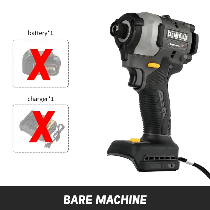 

Ударная дрель-шуруповерт DeWalt DCF85M McLaren 18В с бесщеточным двигателем - Комбинированный набор для домашнего ремонта