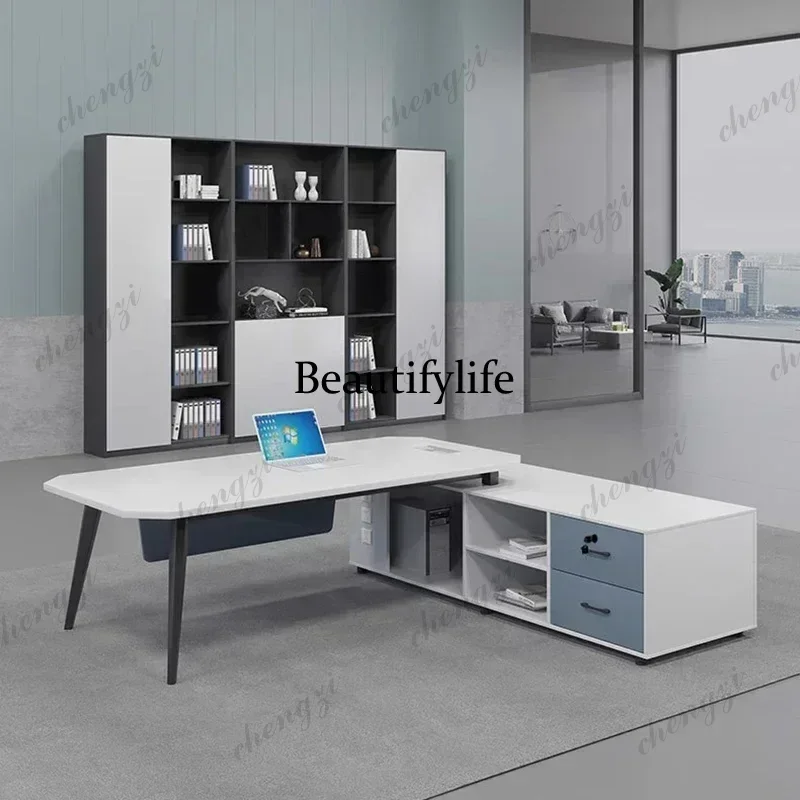 A68A77 Gaming Nordic Office Desk Modern Corner Table Study Writing Room Seating Supplies Accessories Computer