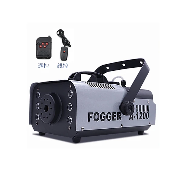 1800W LED Smoke Machine Fog Ejector Stage Effect Fogger Spray Equipment Fog Machine