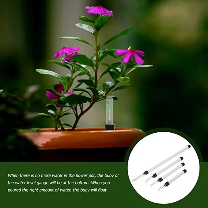 Indoor Plants Water Level Indicator Meter Probe Water Level Gauge Buoy Indoor Potted Hydroponic Plant Level Indicator