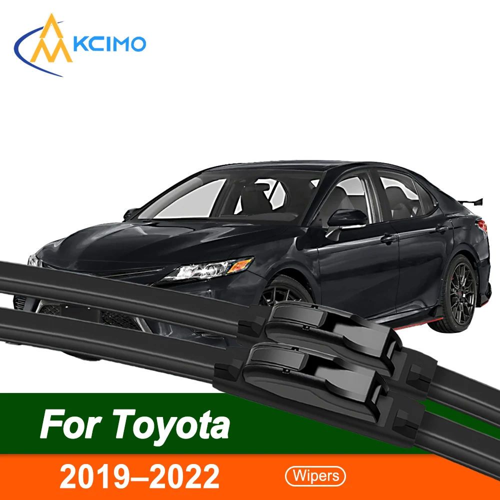 

2PCS Heavy Duty Front Windshield Wiper Blades, High-Visibility Rubber Blades Accessories for Toyota Avalon XX50 2019–2022