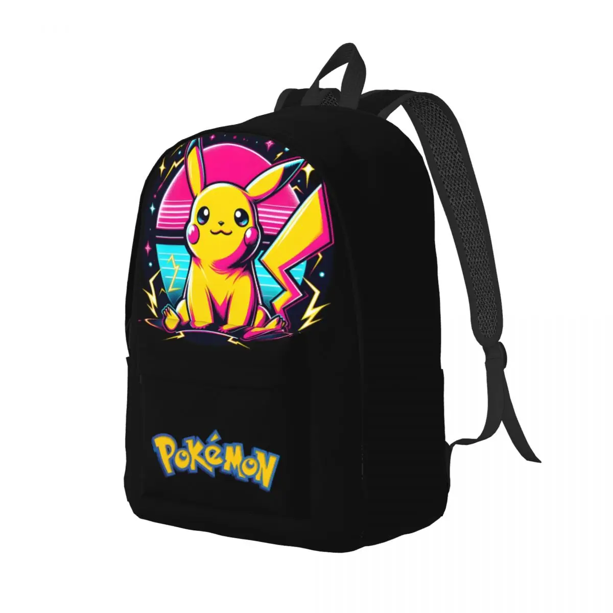 Electric Charge Handbag Pokemon For Boy Girl Multi-Function Hiking Birthday Large Capacity Laptop Bag