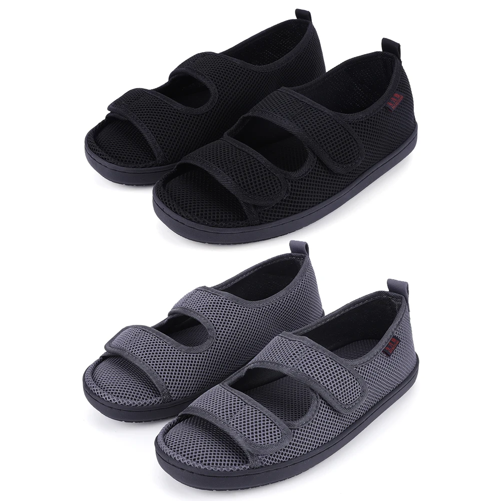 

Diabetic Sandals Breathable Summer Walking Sandals Anti-Slip Comfortable Walking Shoes for Elderly Swelling Sensitive Feet