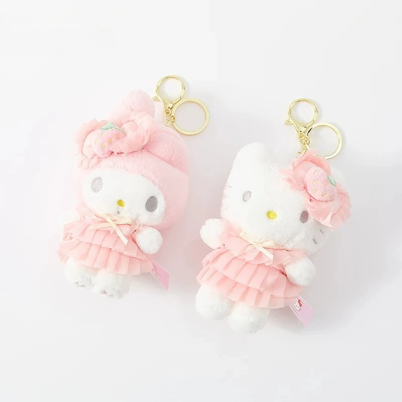 

Sanrio Family Strawberry Tower Pendant Decoration Pendant Cute Creative Trend Plush Bag Hanging