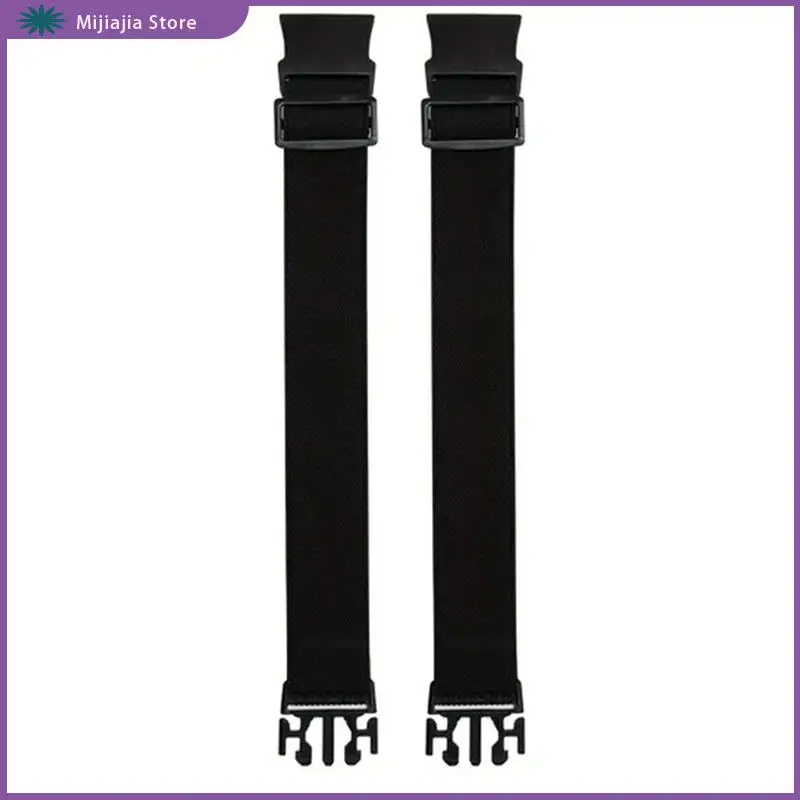 Ceintures élastiques sans boucle pour hommes et femmes, pour Jeans, paquet de 2, ajusteur de pantalon Invisible avec boucle plate, boucle de ceinture de 1.5 pouces, SAL Durable