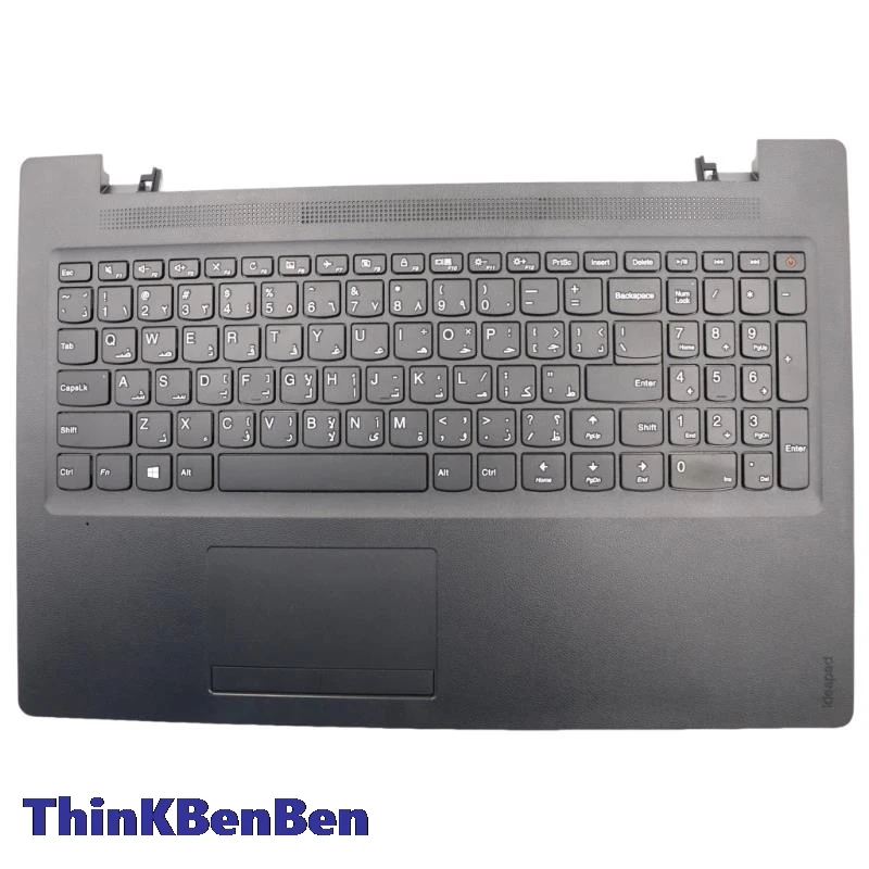 ARA Arabic Black Keyboard Upper Case Palmrest Shell Cover For Lenovo Ideapad 110 15 15ACL 15AST 5CB0L46265