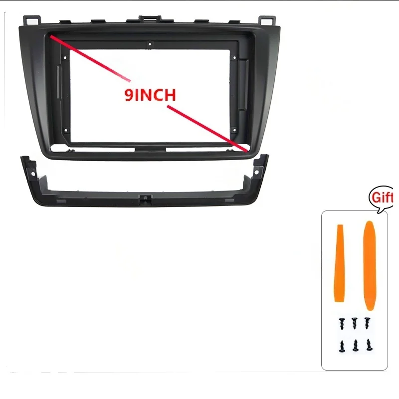 For 2008-2013 Mazda 6 9INCH Car Radio Android Stereo Audio Screen Multimedia Video Player Navigation Cables Harness Frame
