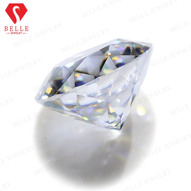 

Jubilee Cut Moissanite Loose Stone Round Multicolor with Firework Sparkle For Anniversary & Wedding Jewelry Making