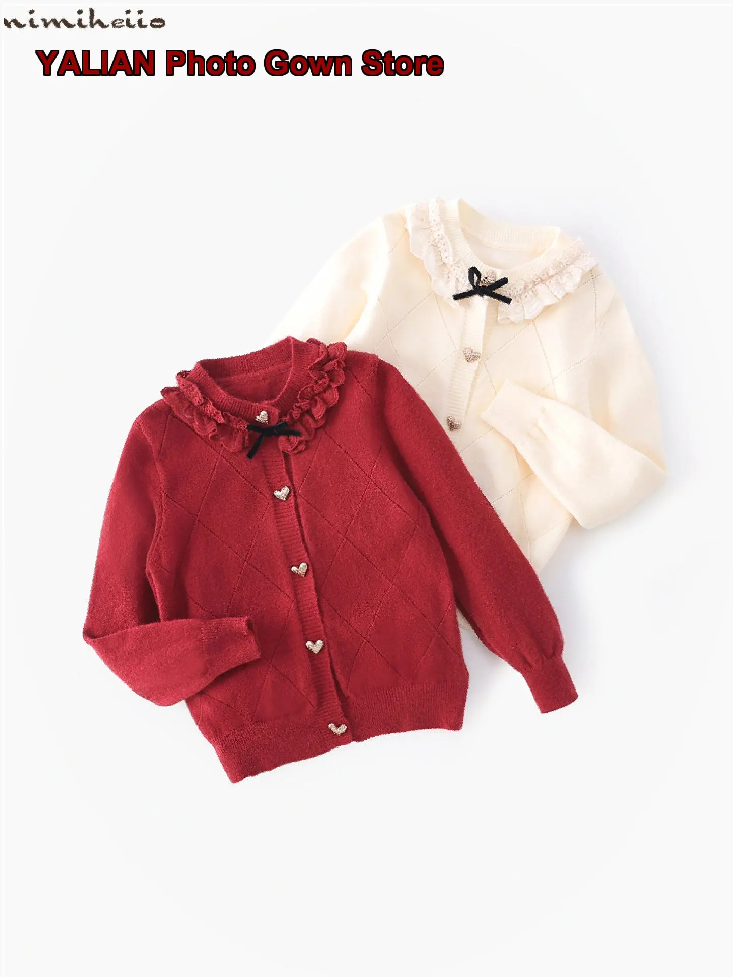 Girls Long Sleeves Knit Top Little Girls College Style Jacket Spring Autumn Kids