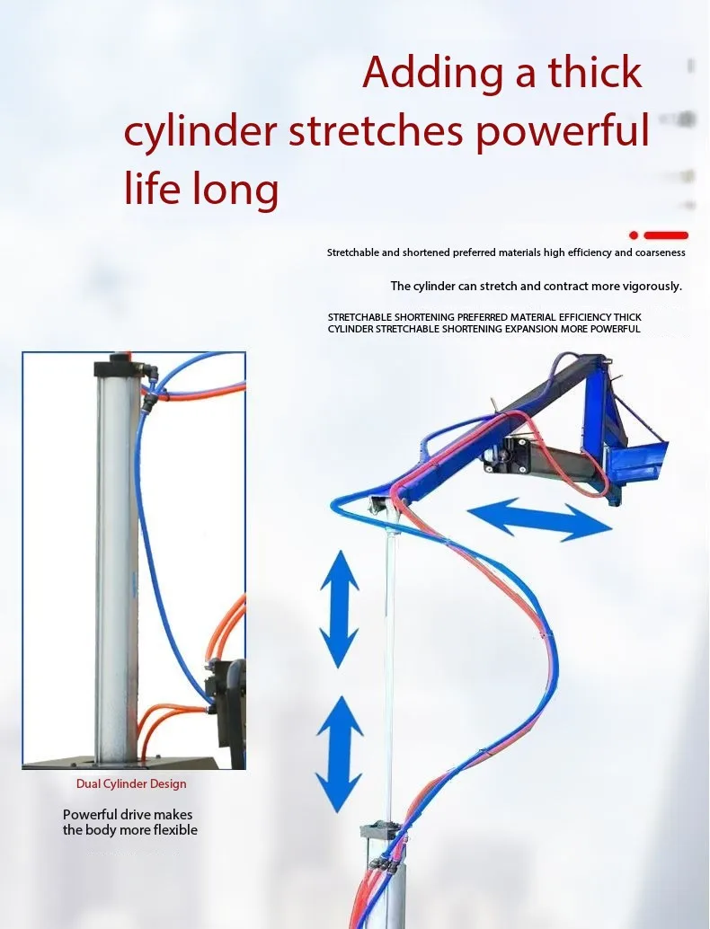 Mobile Pneumatic Mechanical Gripper For Handling And Assisting Mobile Robotic Arm With Balanced Lifting Mechanism