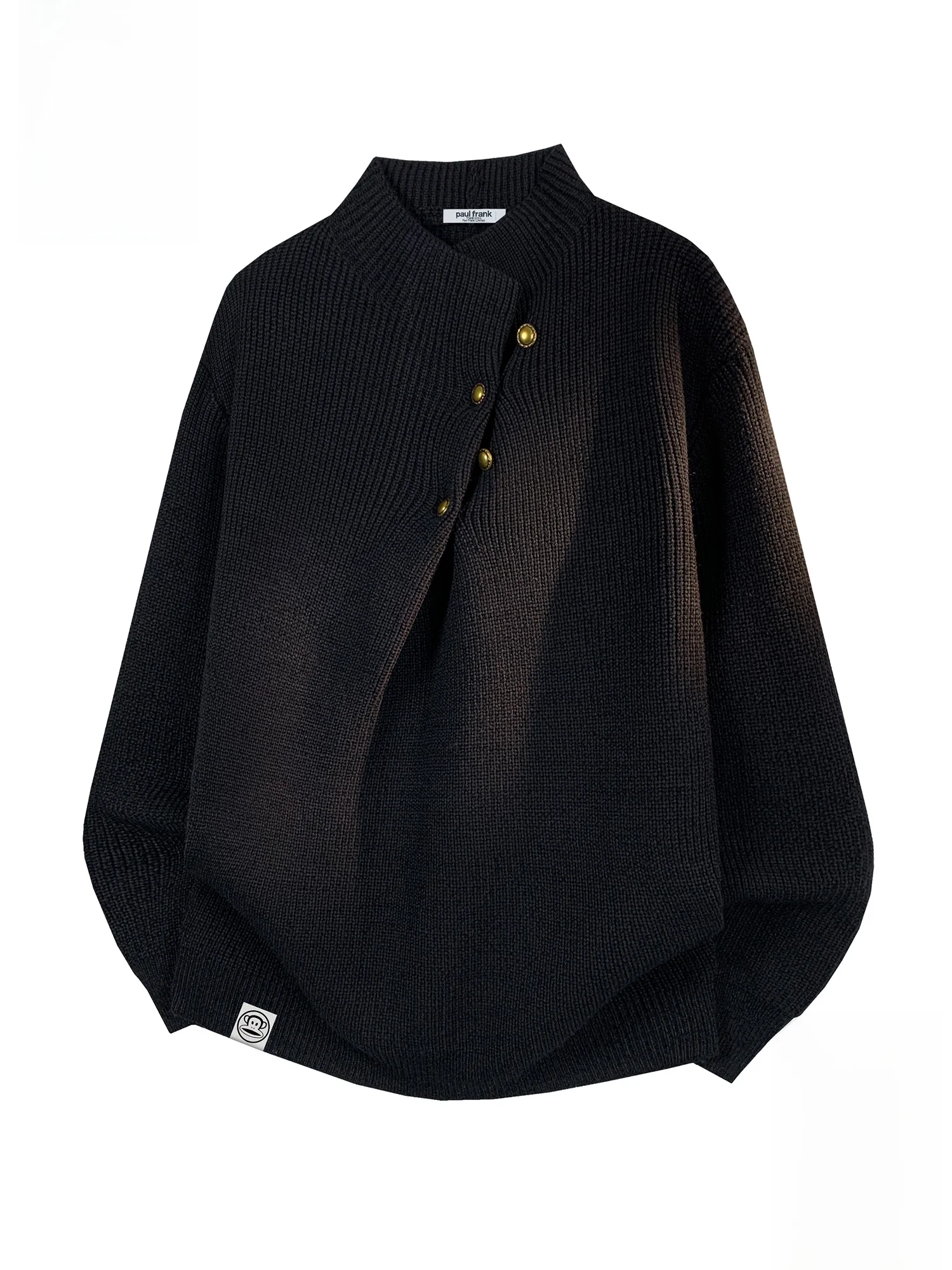 

PaulFrank Winter Thiened f High Collar Knitted Sweater Men's Casual Loose Inner irt Polyester Fiber Warm Thiened