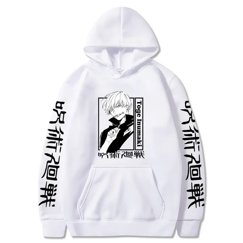 Anime jujutsu Kaisen hoodies men fashion winter casual oversized hip hop pullovers Harajuku cartoon inumaki toge sweatshirt top