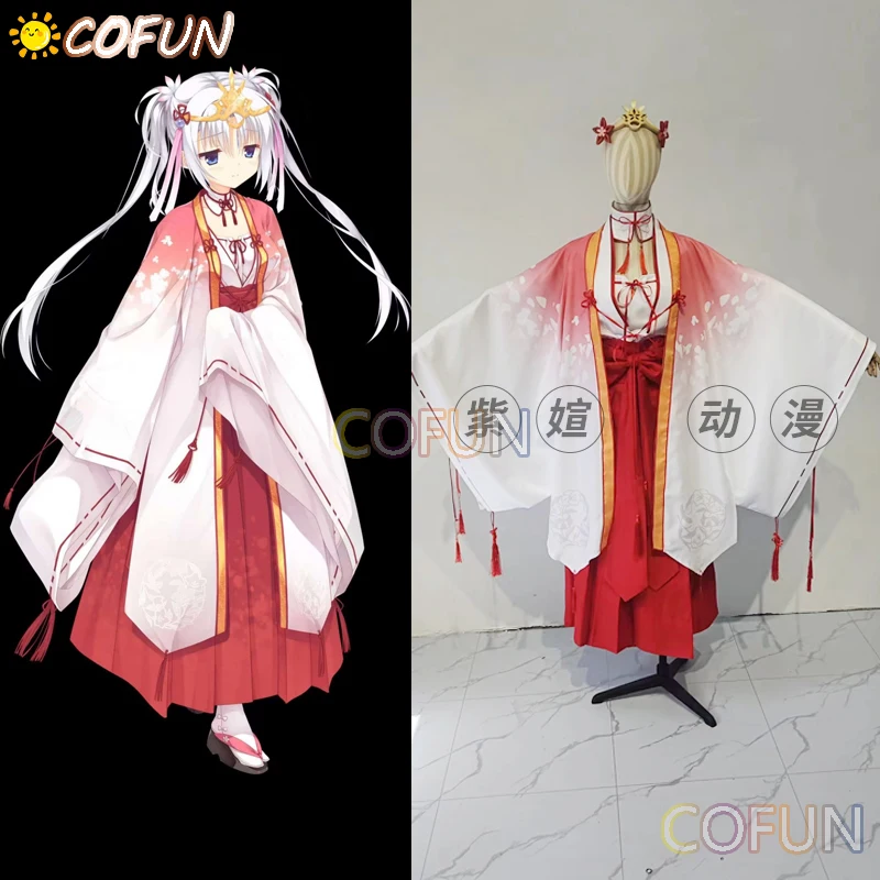 

COFUN [Customized] Tomotake Yoshino Cosplay Costume Senren*Banka Kimono Dress Uniforms Halloween Party Outfit Unisex New