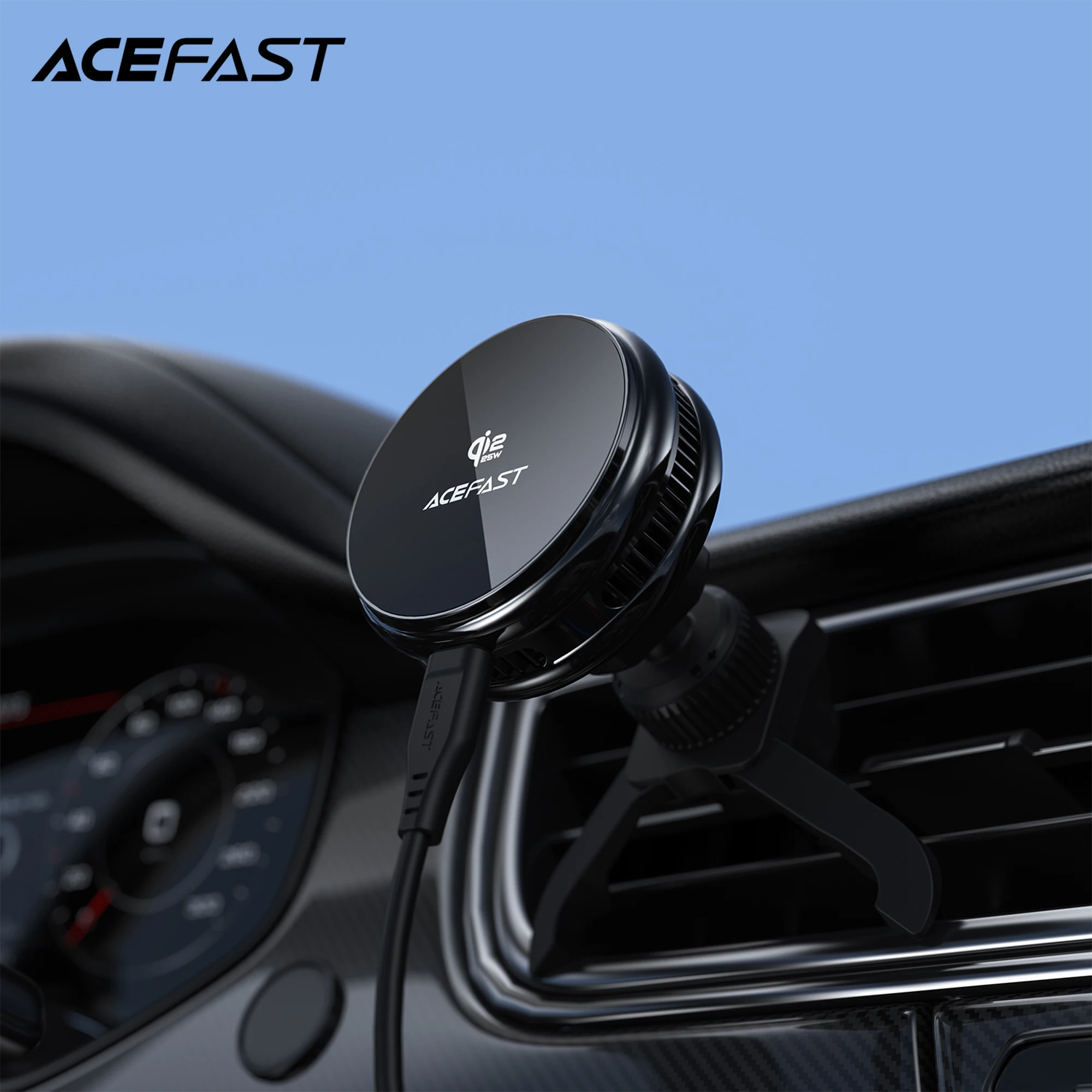 ACEFAST Qi2 25W Cooling Wireless Charging Phone Holder For i