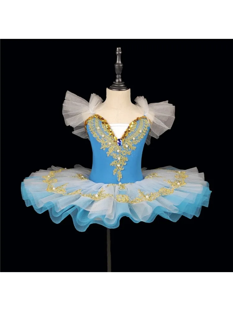 Nieuwe Meisjes Ballet Tutu Elegante Kinderen Dans Baby Ballet Tutu Meisje Kleding Jurk Prinses Kleine Zwaan Dansvoorstelling Kleding - afbeelding 2
