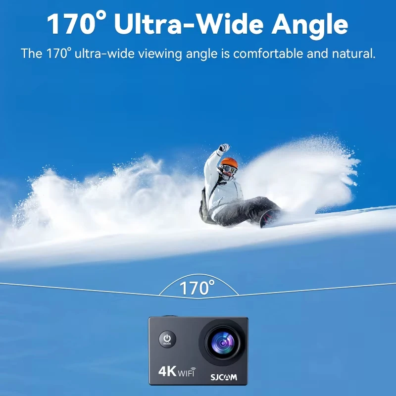 SJ4000 Air New SJCAM 4K Waterproof Action Camera -Your Everyday Adventure Partner with WiFi Live View
