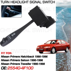 Car Headlight Stalk Switch For Nissan Primera Hatchback Saloon P10 1990-1996 Nissan Primera Traveller W10 1990-1998 25540-4F100