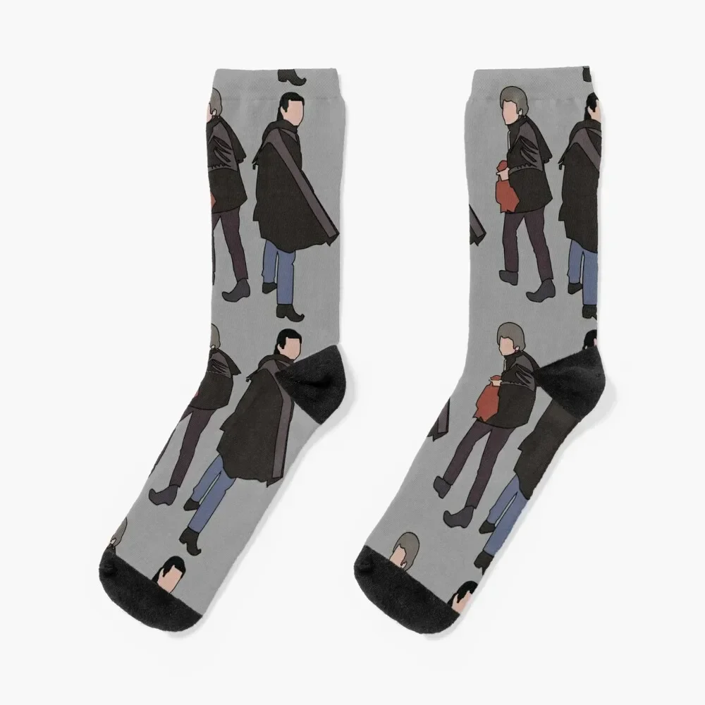 Sounds of Silence - Simon & Garfunkel Socks winter thermal funny sock custom Socks Women's Men's