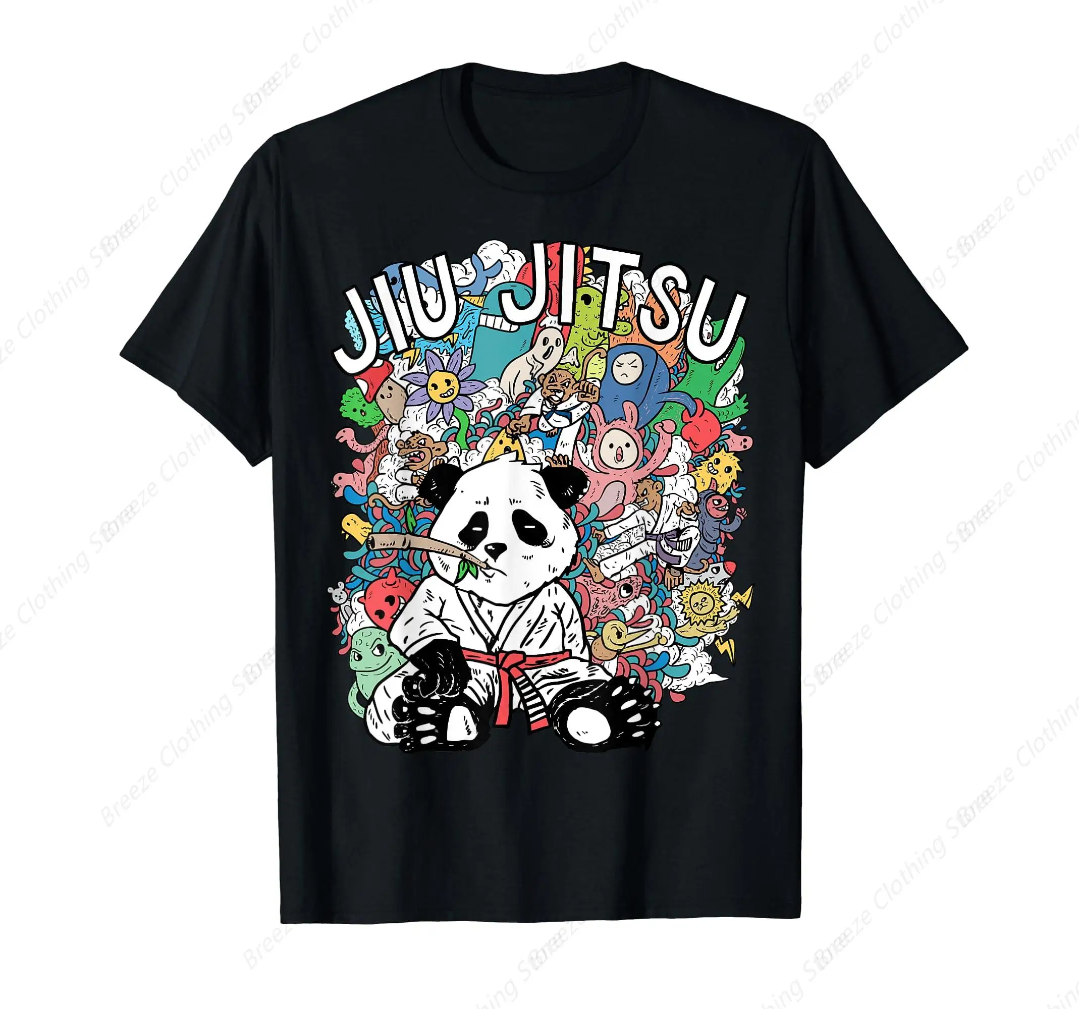 

BJJ Jiu Jitsu shirts panda Cartoon