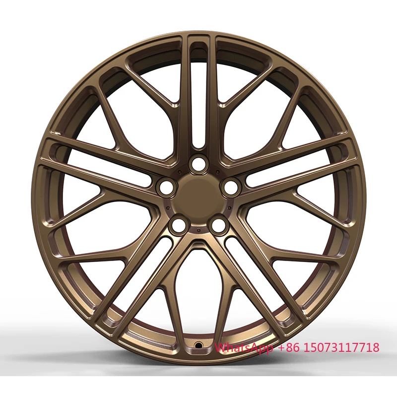 

High Quality Forged Wheel Rim Custom 20 21 22 Inch 5x115mm PCD Bronze Finish for 350z 370z Silver Chrome