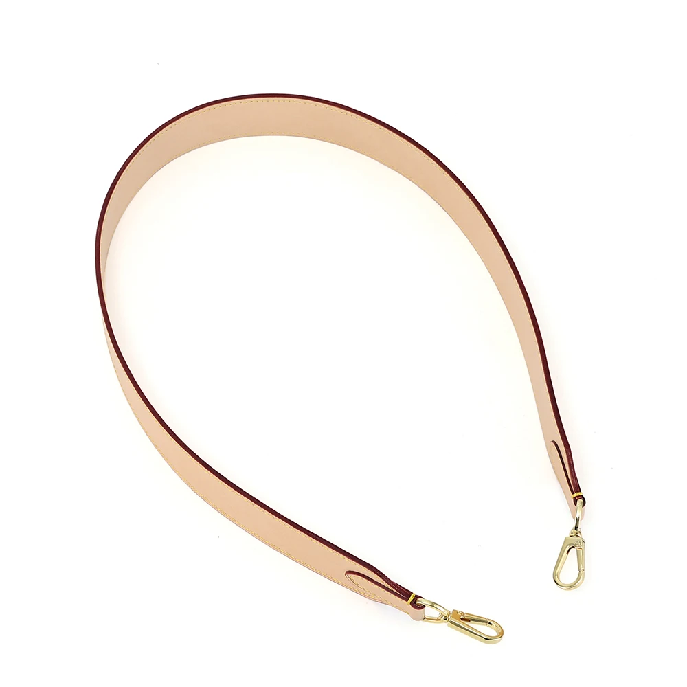 Shoulder strap accessories vegetable tanned cowhide bag replacement shoulder strap short wide strap leather women's bag strap