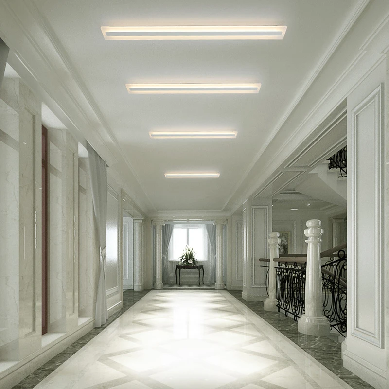 

Минималистичные светодиодные ультратонкие потолочные светильники 40 см для прихожей, коридора, гардероба, светодиодные ленты для внутреннего освещения, скидка, хит продаж