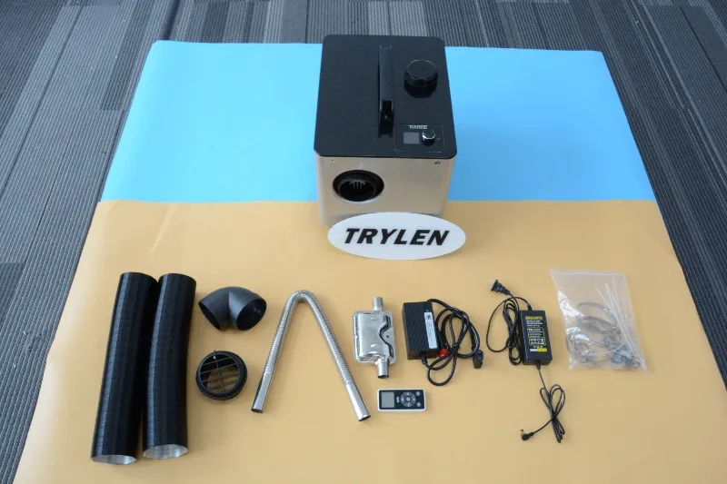 Dual-Use Portable Air Heater Accessories, All-in-One Diesel Parking Heater with Fuel-Efficient Low-Noise Design for  RV Camper