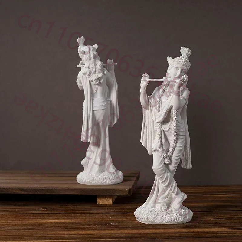 

Indian God Krishna Buddha Statue Sculptures And Figurines Southeast Asian Home Room Office Wealth Luck Feng Shui Decor Statue