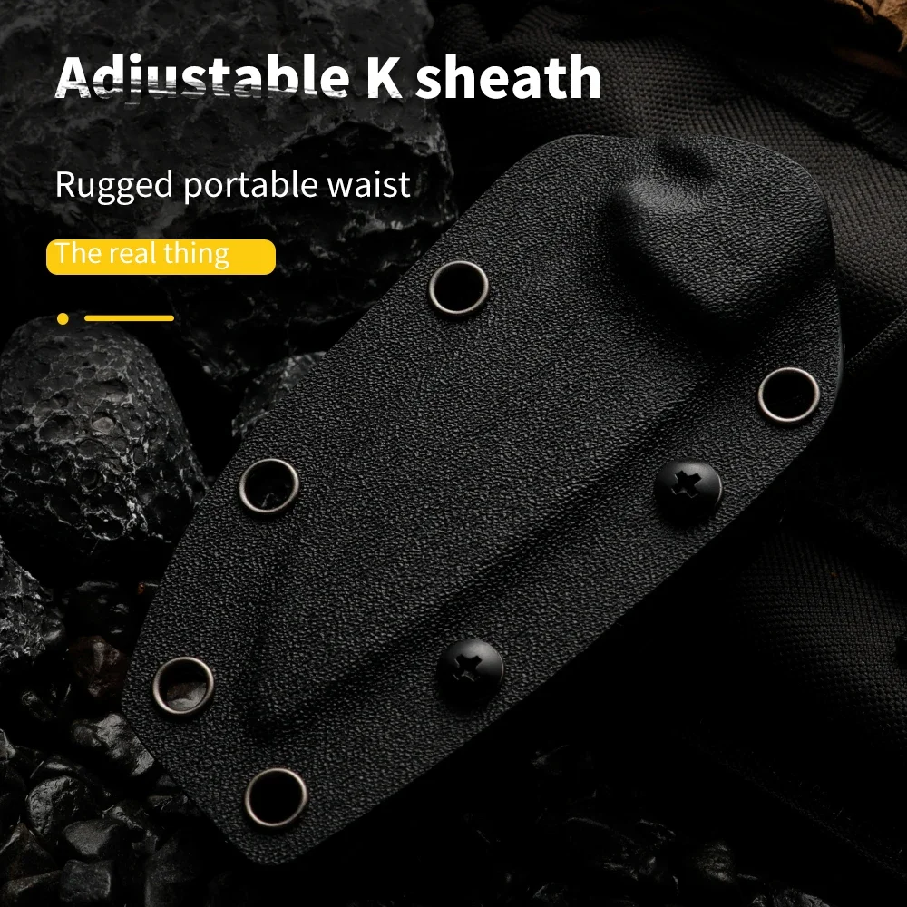 High quality multifunctional fixed blade - outdoor camping, rescue, and emergency survival knife, men's gift
