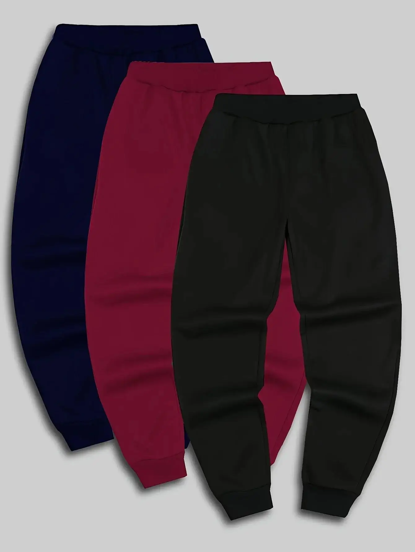 سراويل كاجوال للرجال مقترنة مع سراويل الجري، سراويل رياضية للرجال للخريف والشتاء، سراويل رياضية للرجال من Monster Smile #3