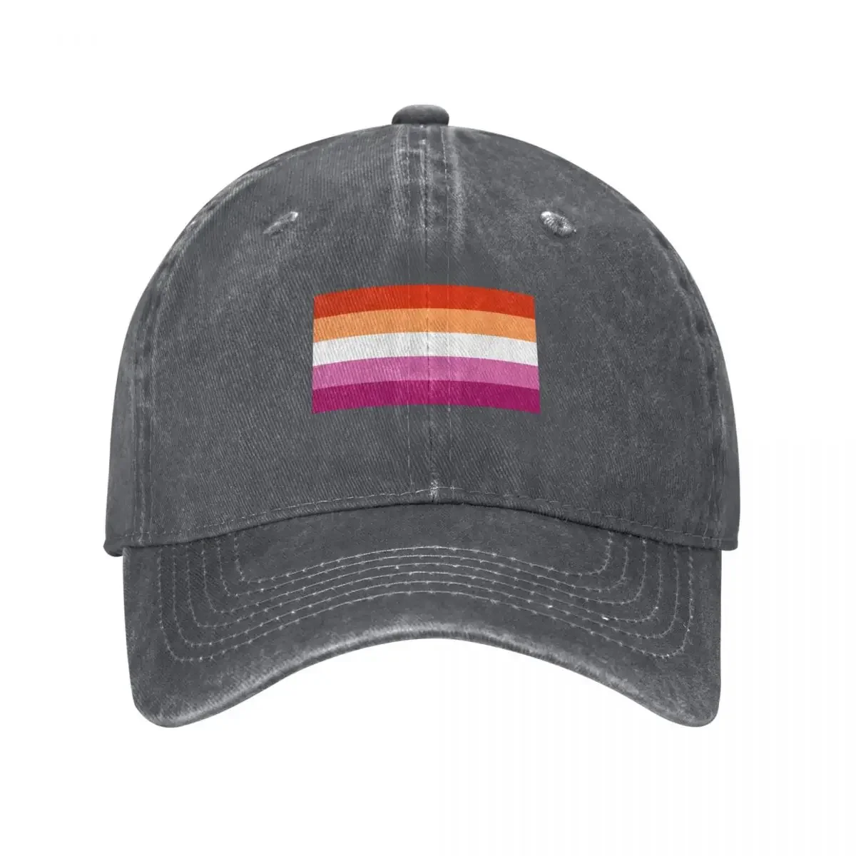 

Lesbian (new) Pride Large Flag PrintCap Baseball Cap Uv Protection Solar Hat Funny hats New In Hat Golf Cap Women's Beach Men's