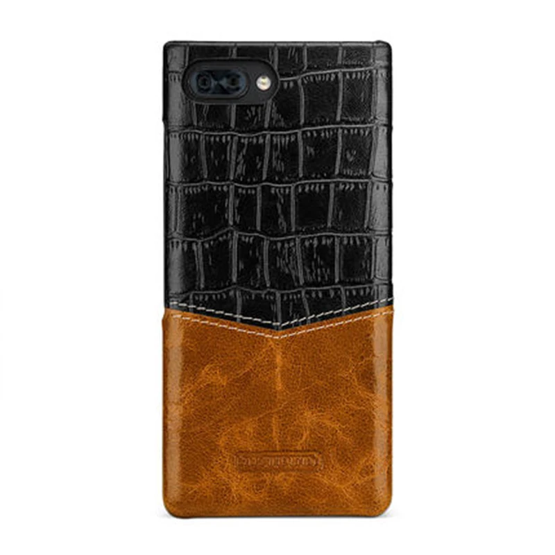 Original Fashion Pattern Genuine Leather Case For Blackberry KEY2 Slim Phone Cover for Coque Blackberry KEY 2 Key Two Bag Fundas