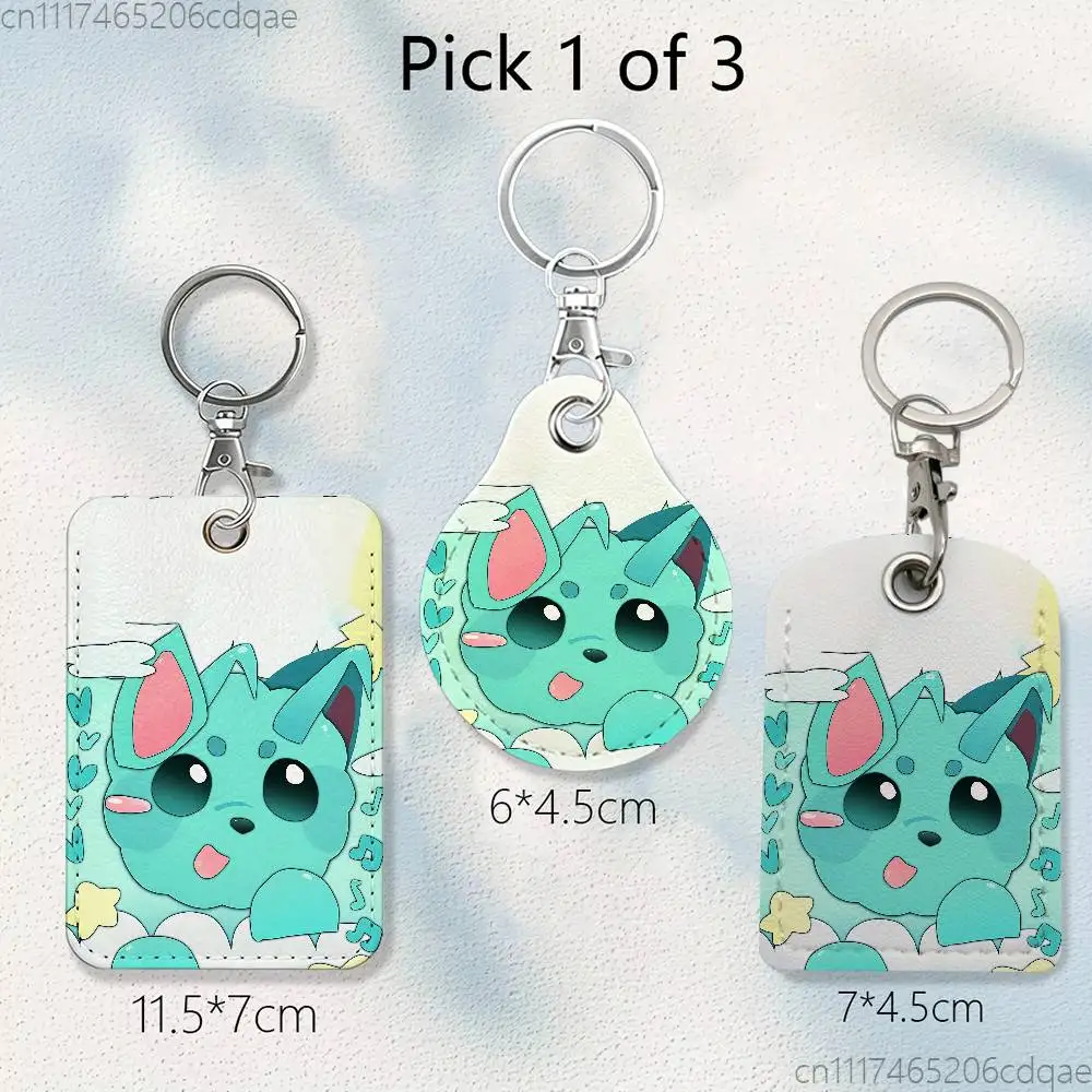 For Adopt Me Bat Dragon For AirTag Case Card Sleeve Holder ID Credit Bank Access Keychain For Air Tag Shell