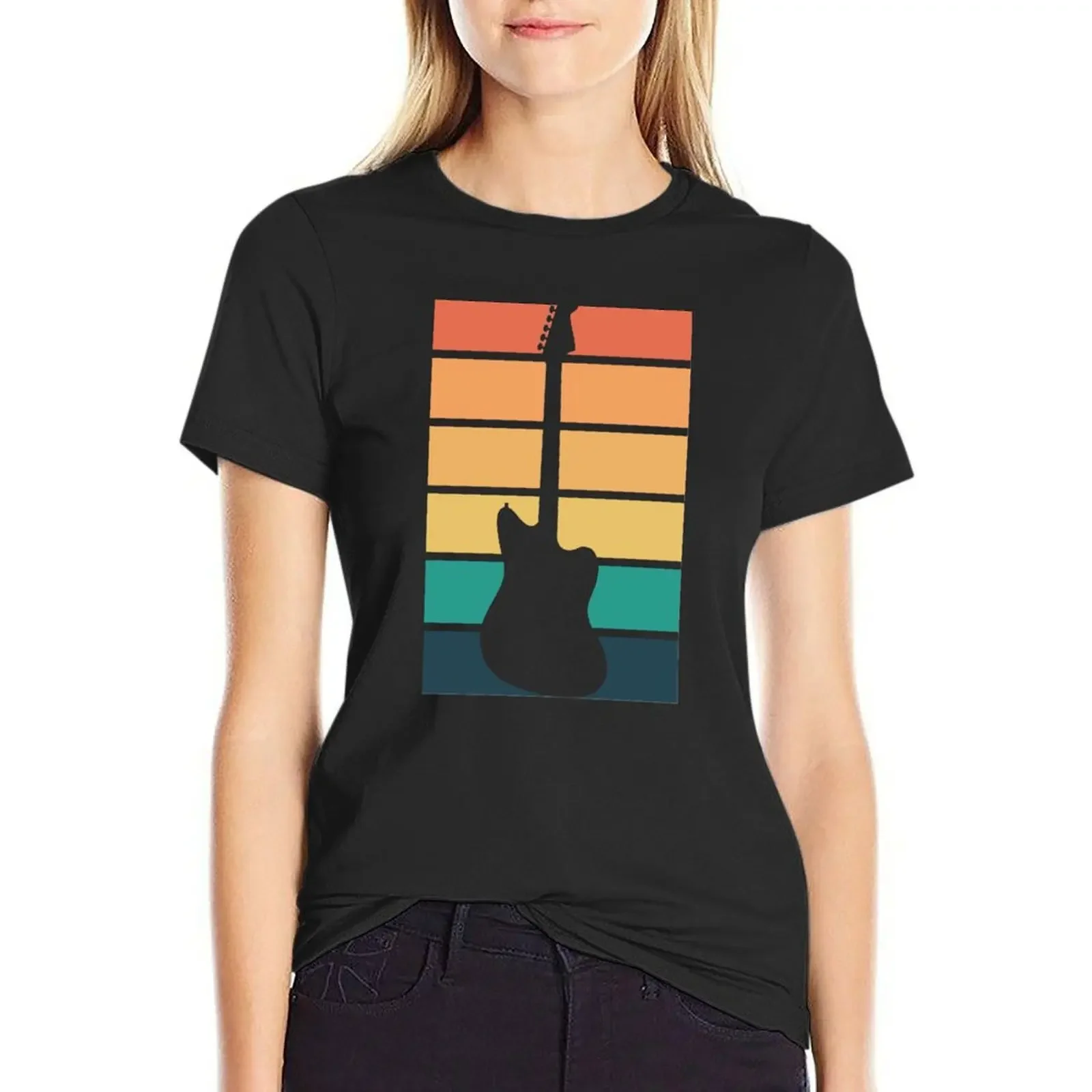 

Color Stripes - Jazzmaster T-Shirt animal print heavyweights Short sleeve tee animal prinfor oversized t shirts for Women