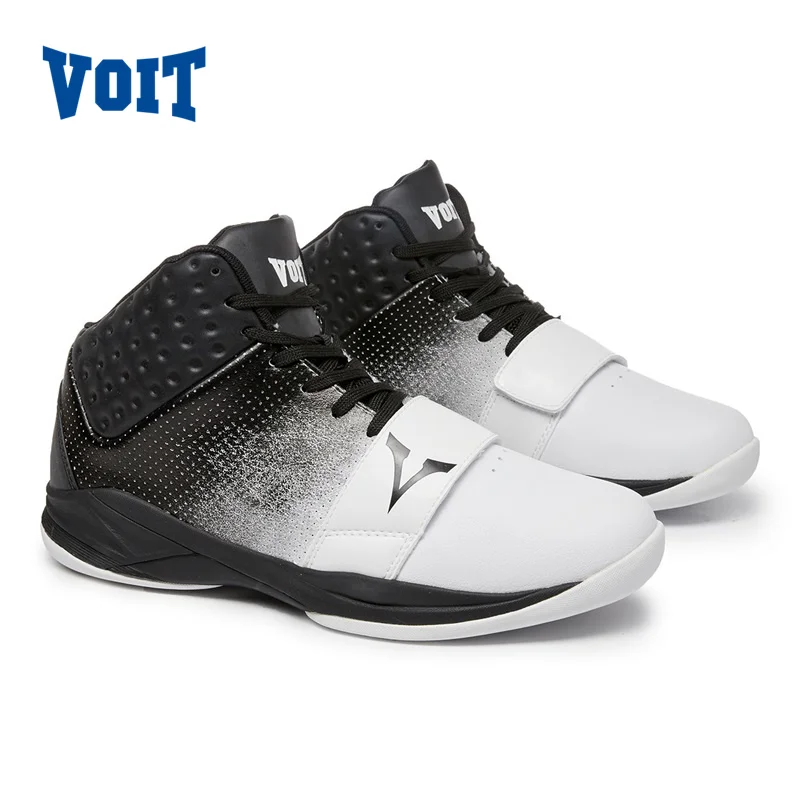 VOIT Professional Basketball Shoes NonSlip Man Abrasion Resistant Combat Concrete Floor Sneakers Cushioned High Top Combat Boots