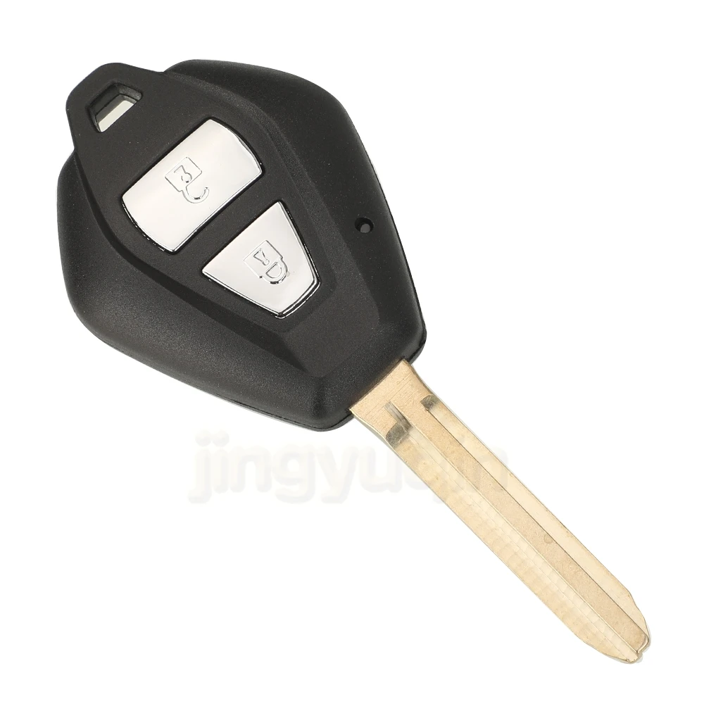 Jingyuqin Remote Full Car Key Fob 433.92MHz For Isuzu D-Max Holden Colorado 2 Buttons Control Replacement Without Chip