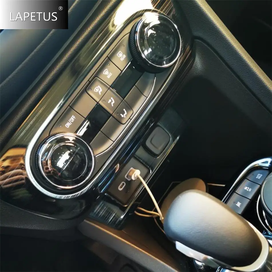 

Handle Bowl / Glass Lift Button / Gear Shift / Air AC Vent Outlet Cover Trim For Buick Encore GX 2020 2021 Car Accessories Black
