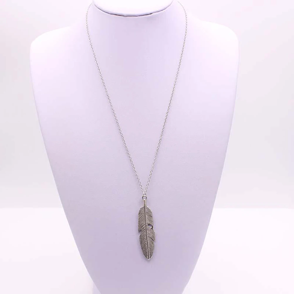 

Stainless Steel Necklace Pendant Chain Women Leaf Fashion Jewelry Gift Mom Wife Girlfriend Mother Day Valentines