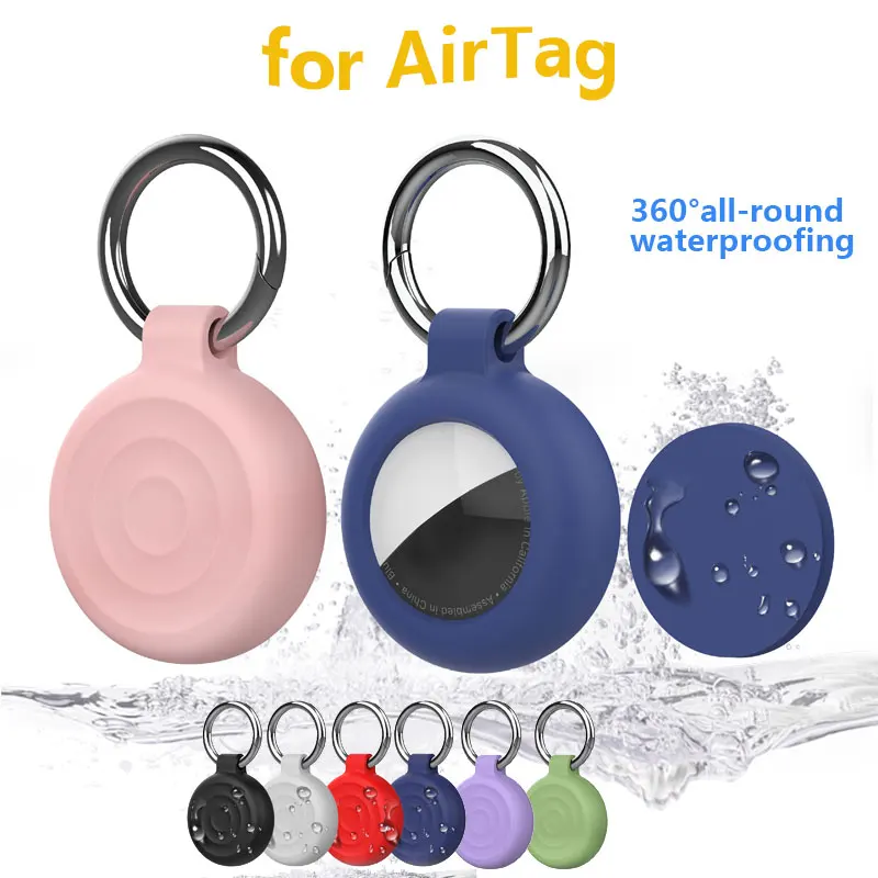 Wasserdichte Stoßfeste Allround-AirTag-Hülle mit Schlüsselring, Hängeanhänger für Schlüssel, Koffer & Alltagstaschen – Detail 1