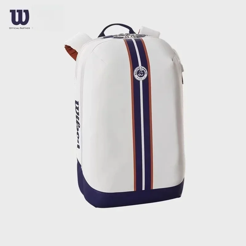 

Новый рюкзак для теннисных ракеток Wilsons, большая вместимость, унисекс, с частичным отделением для ракеток, спортивный рюкзак с двойным плечом