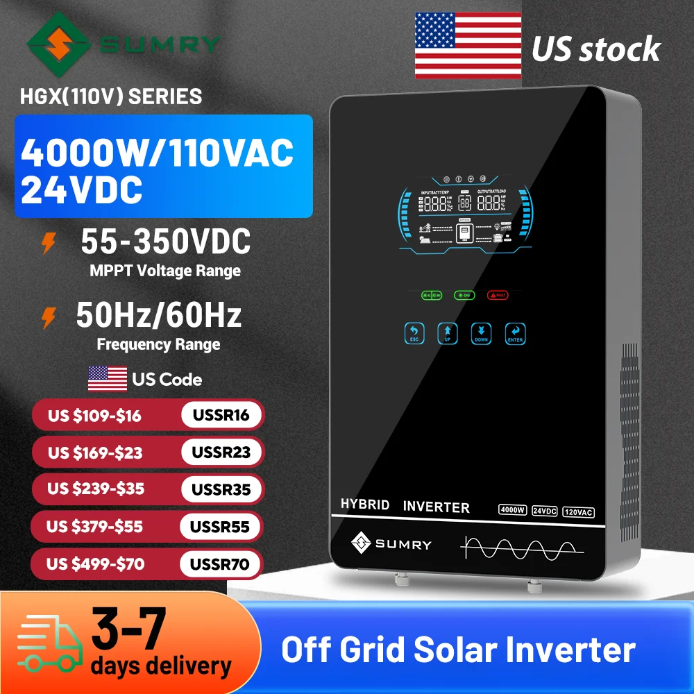 Drone Solar Charger - Sumry 4KW 120V Off Grid Solar