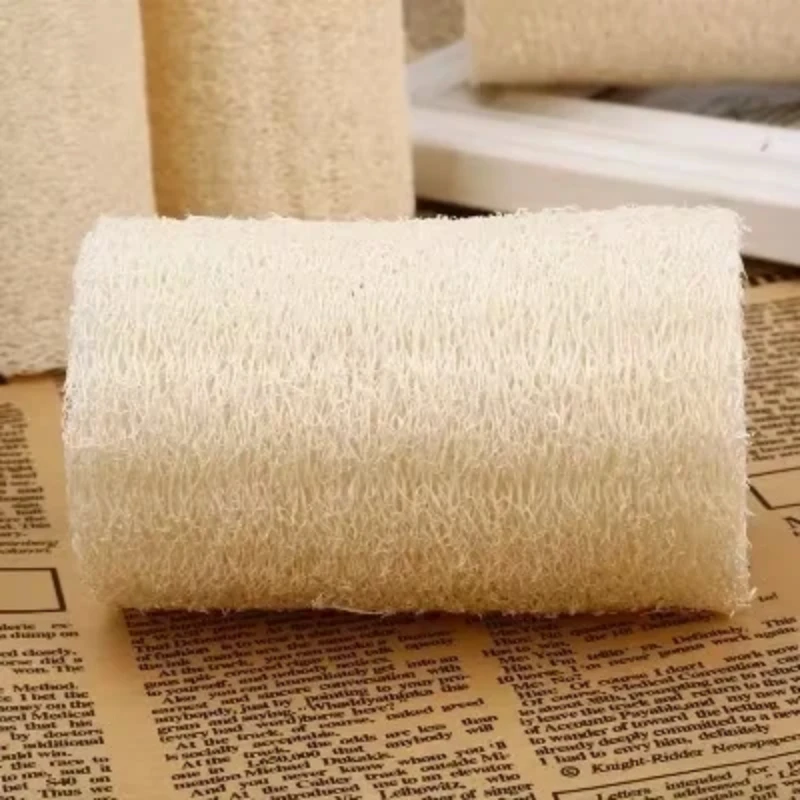 Esponja exfoliante de lufa natural para baño y ducha - imagen 4